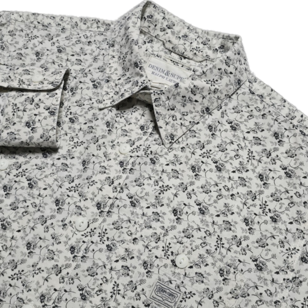 VTG Denim And Supply Ralph‎ Lauren Floral Shirt Mens Size M Regular Fit
